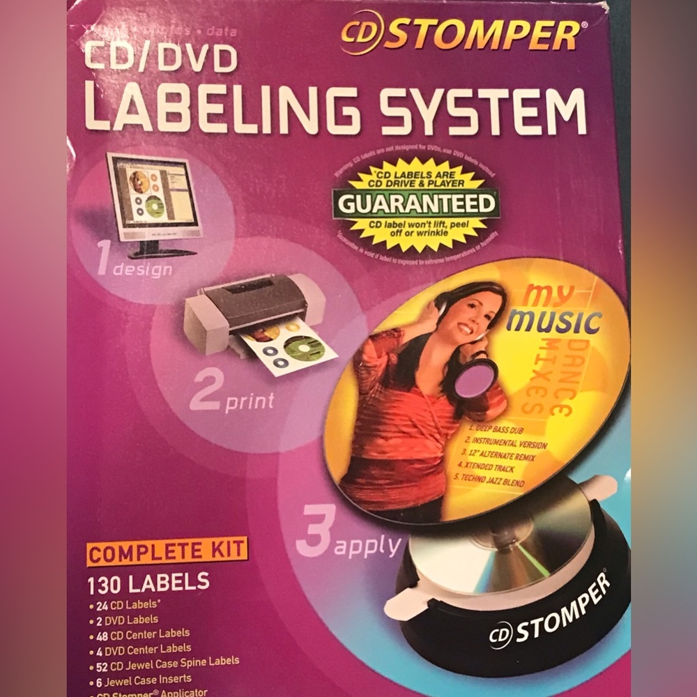 CD/DVD Labeling System